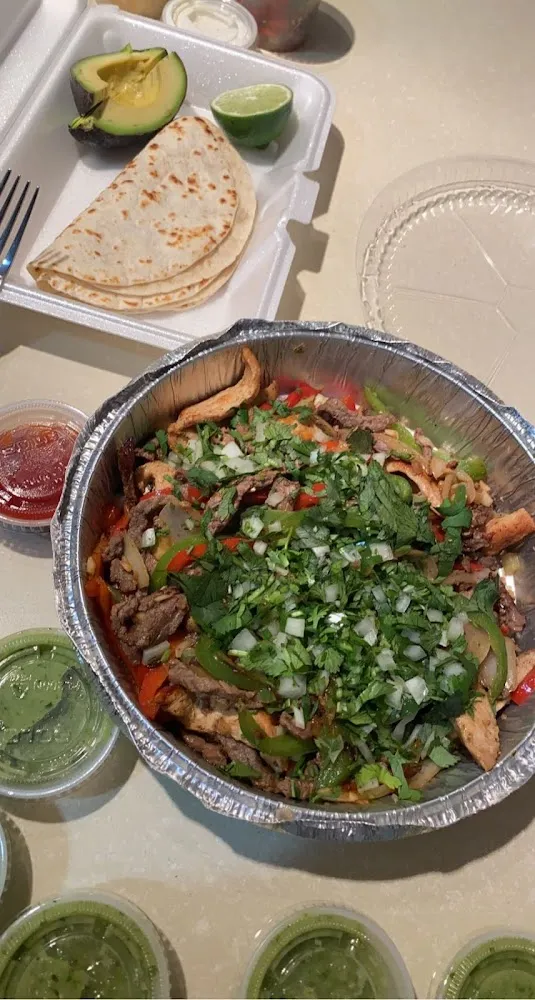 Chicken and Steak Fajitas